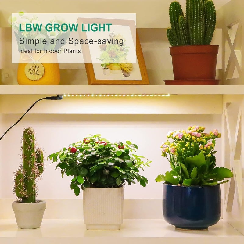 LBW Plant Grow Light, Full Spectrum Plant Light for Indoor Growing, 270 LEDs Growing Lamp with Auto On/Off Timer 4/8/12H, 3 Lighting Modes, 10 Dimmable Levels, 2 Pack - Image 5
